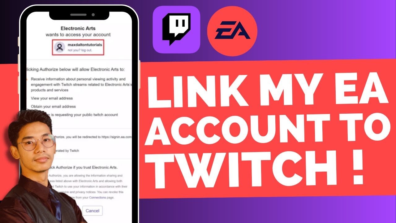 How To Link My EA Account To Twitch !