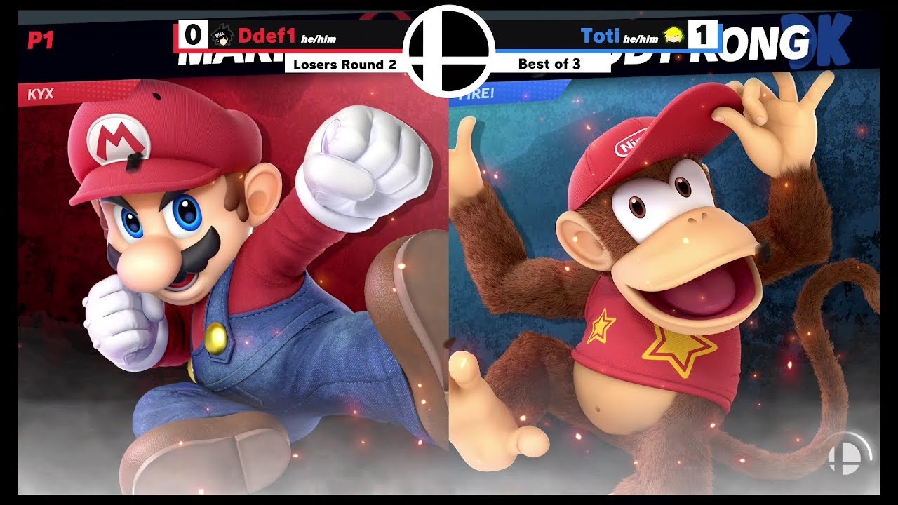 AgMa (Diddy Kong) vs. KYX (Mario) - Winners Finals - I Teched That #3