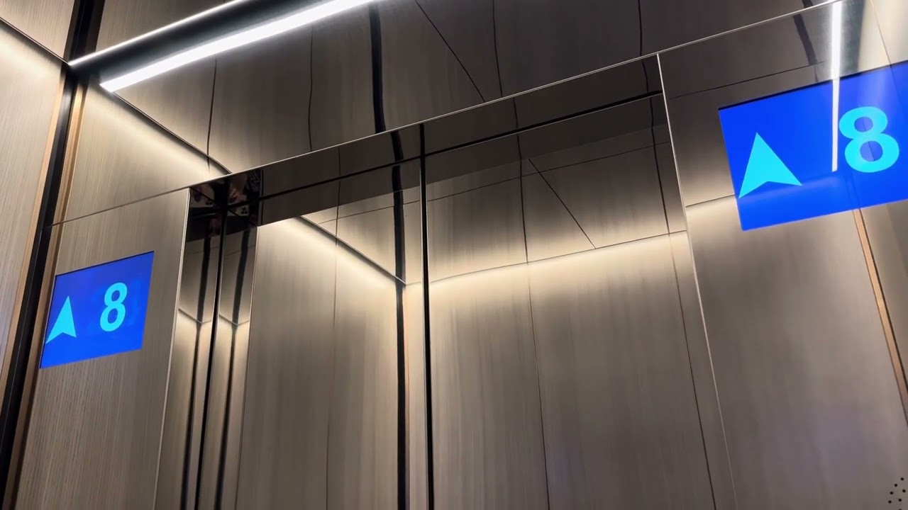 LUCKY!! BRAND NEW ThyssenKrupp Residential Traction Elevators at the Ritz Carlton Portland, OR