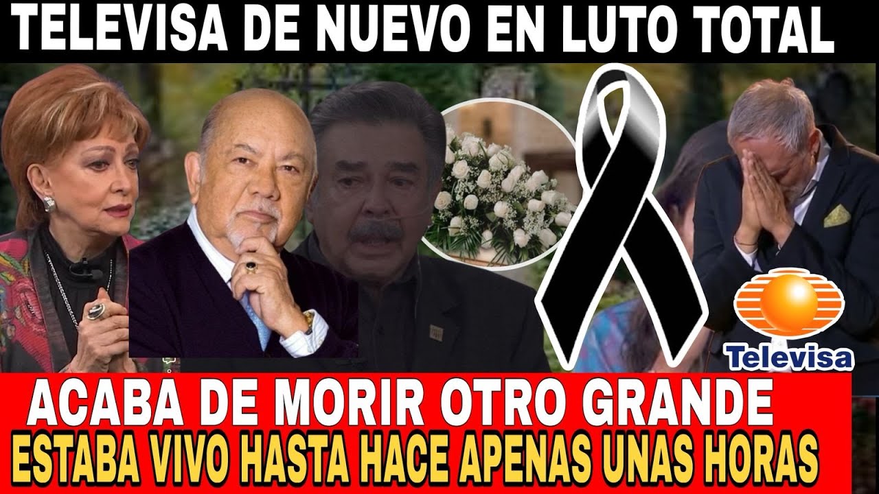 🖤😱MUERE OTRO GRANDE DEL ESPECTACULO MEXICANO