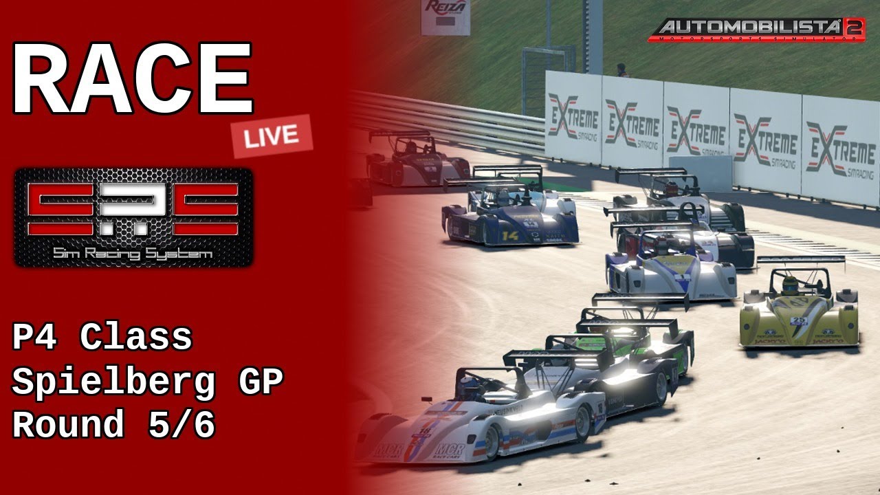 1st Livestream. SRS Race in AMS2 with the P4 Cars at Spielberg GP