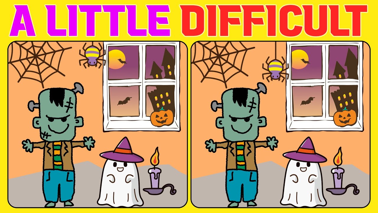 🧠🧩Spot the Difference | Brain Workout 《A Little Difficult》