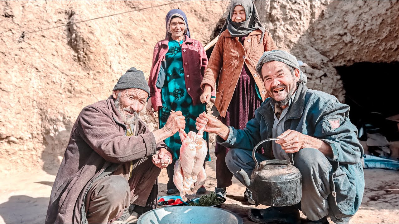 80 YEARS of Love and Cooking in Their Cave Home (Village Love Story Movie)