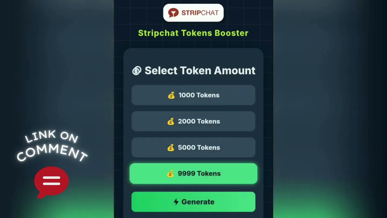 Stripchat Unlimited Free Tokens 2026 , Get Free Stripchat Tokens Generator Coin
