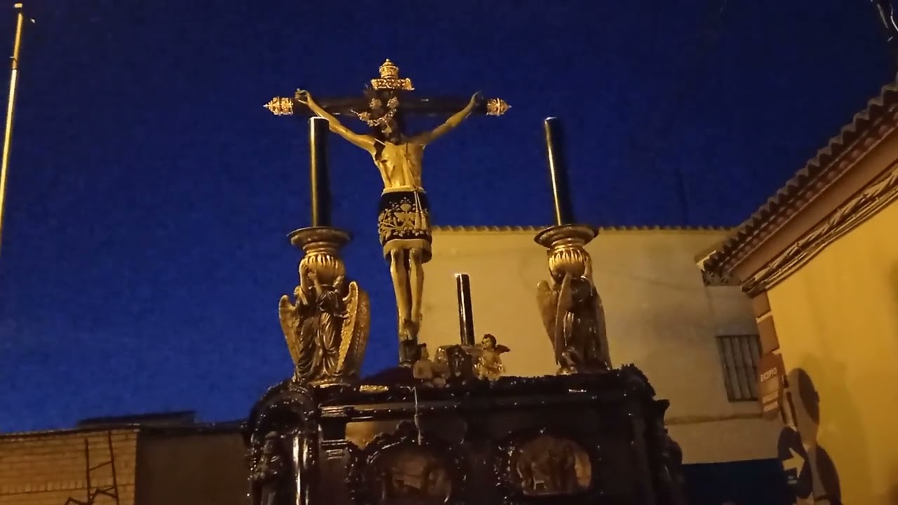 Santísimo Cristo de la Vera-Cruz en Santa María de las Nieves. Jueves Santo 2022, Benacazón.