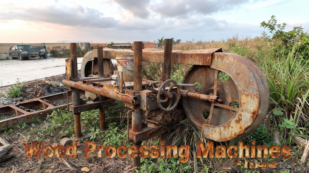 From Rust to Power: Restoring an Old Wood Sawmill Machine Forgotten for Decades!