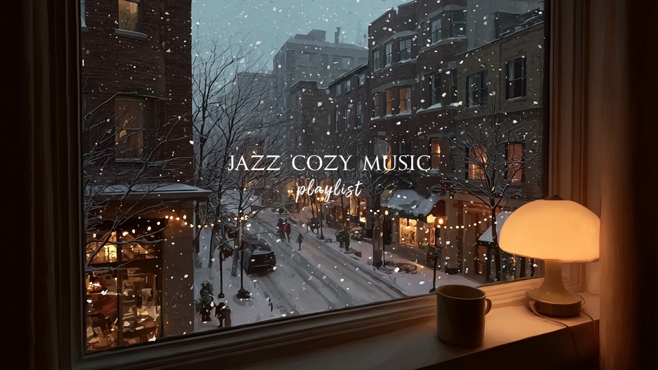 [playlist] 눈 내리는 골목을 바라보며 | Warm Winter Jazz