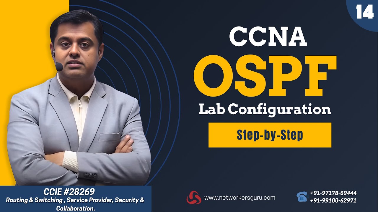 OSPF Configuration step by step | CCNA full course in Hindi by Pradeep Kumar