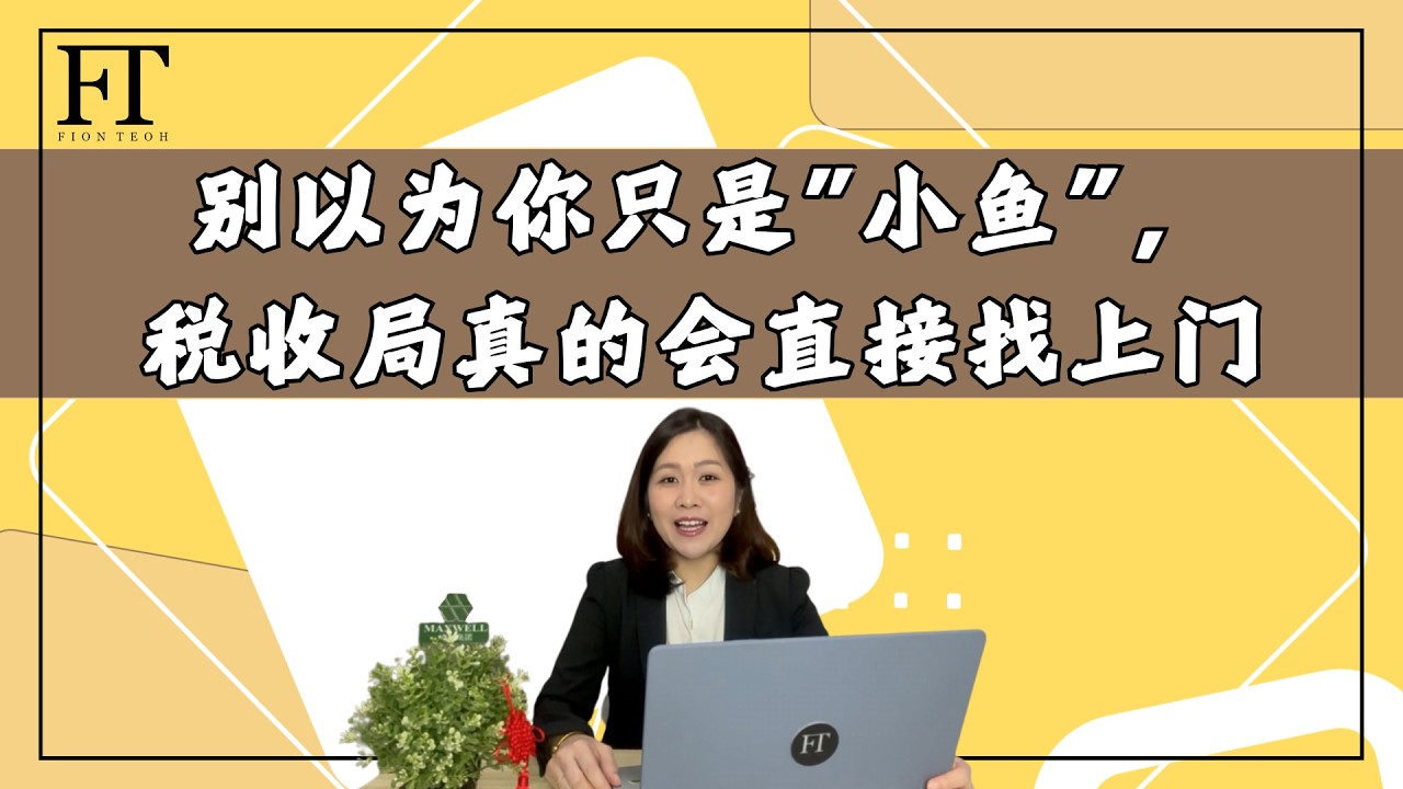 138. 别以为你只是&ldquo;小鱼&rdquo;，税收局真的会直接找上门