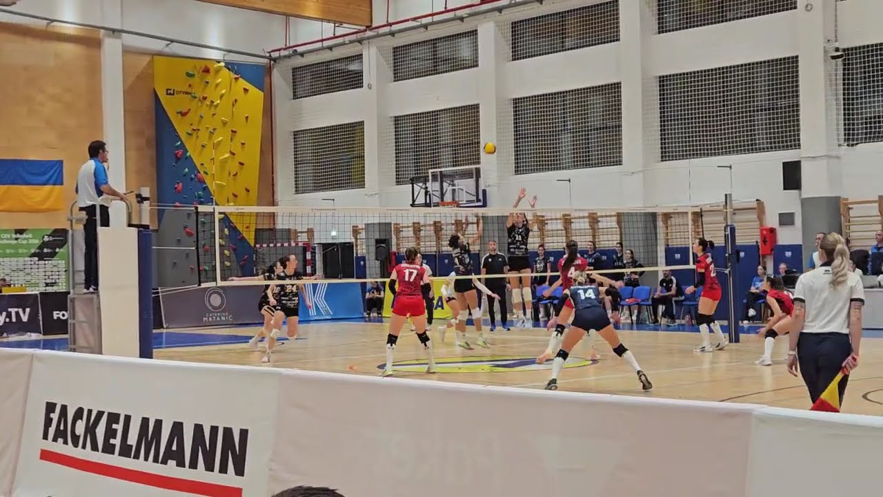 Urywki z dwumeczu OK Nebo - SK Bałta w Pucharze Challenge