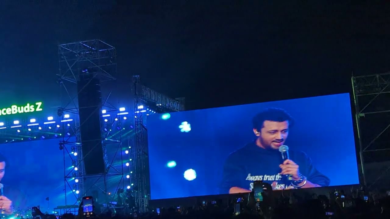 Atif Aslam - Pehla Nasha | Jab Koi Baat | Kiya hua tera wada concert at army stadium Bangladesh 2024