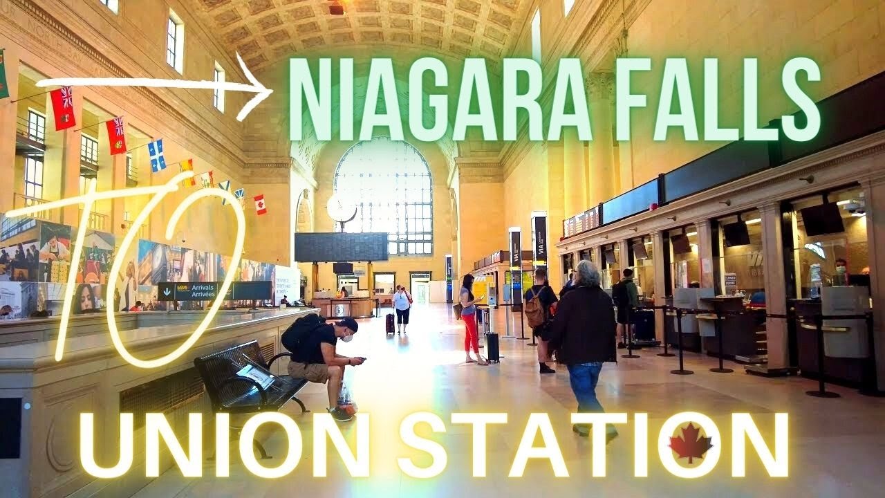 Going From Union Station Toronto to Niagara Falls | Go Transit Train | #Canada
