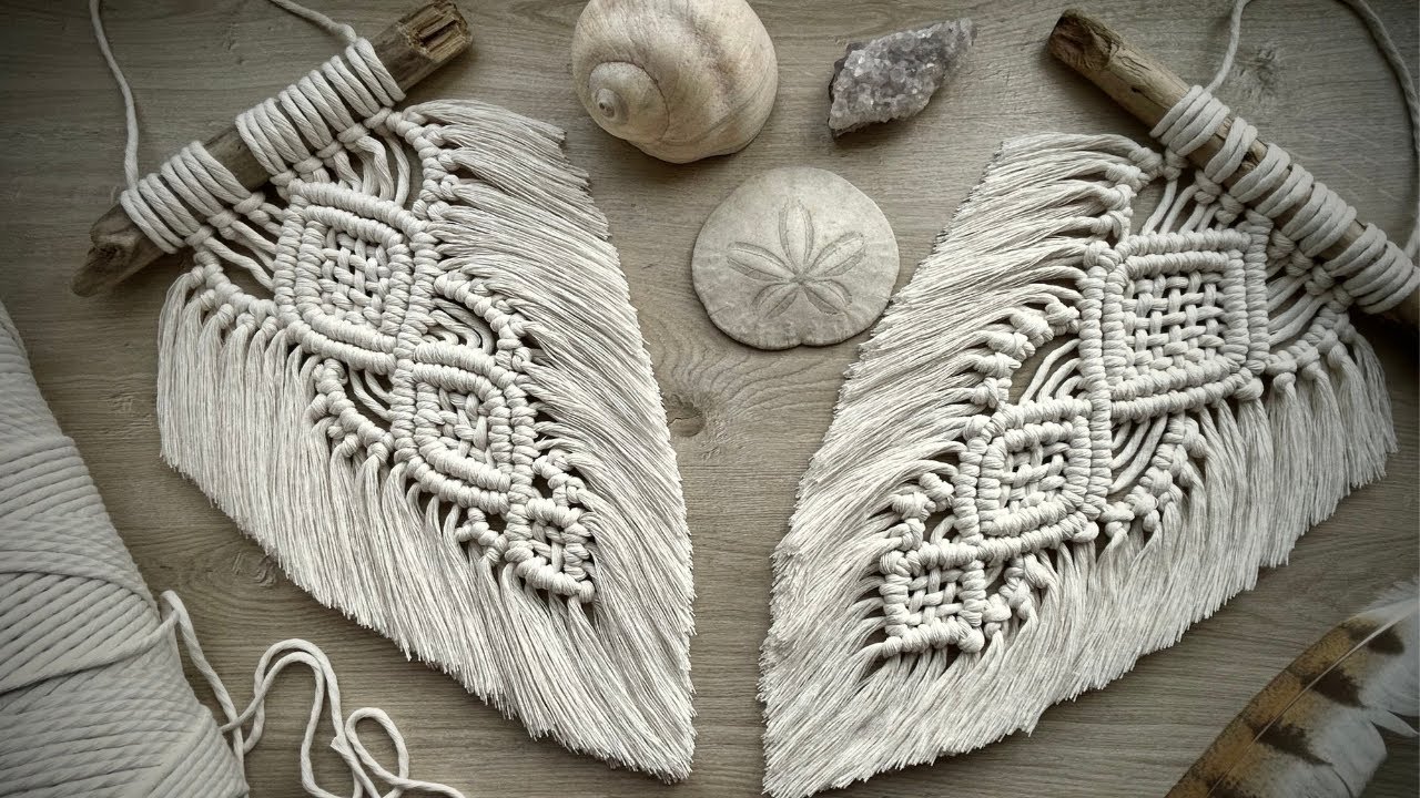 DIY Macrame Feather | Step-by-step Instructions