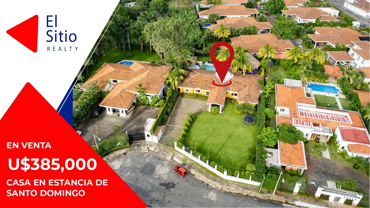 EXQUISITA! Casa en venta en Estancia de Santo Domingo Managua | Bienes Raíces Nicaragua