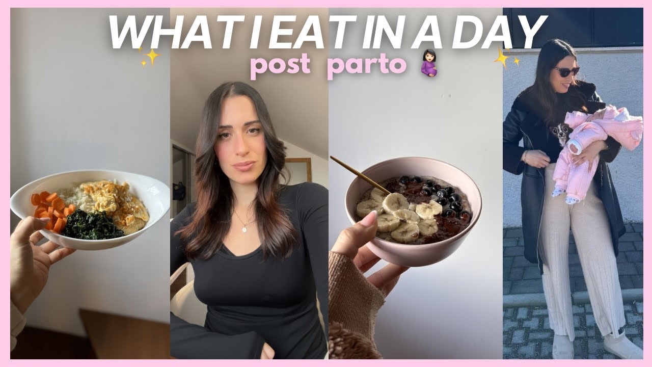 COSA MANGIO IN UN GIORNO 🍚🫐🥦 dopo la gravidanza