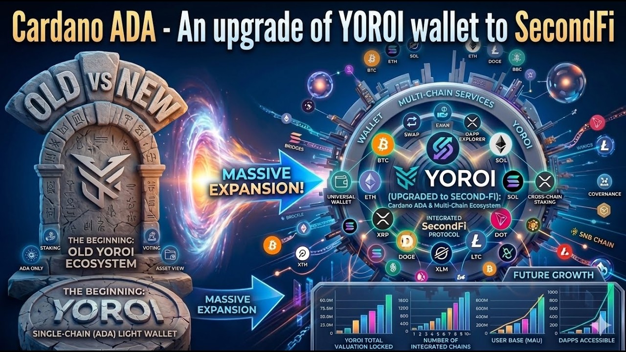 Cardano ADA - An upgrade of YOROI wallet to SecondFi