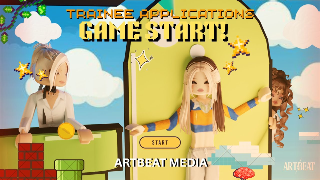 | RO-KPOP | GAME START! (TRAINEE APPS)  | ArtBeat MEDIA | KUV 4K | ROBLOX | (APPS OPEN)