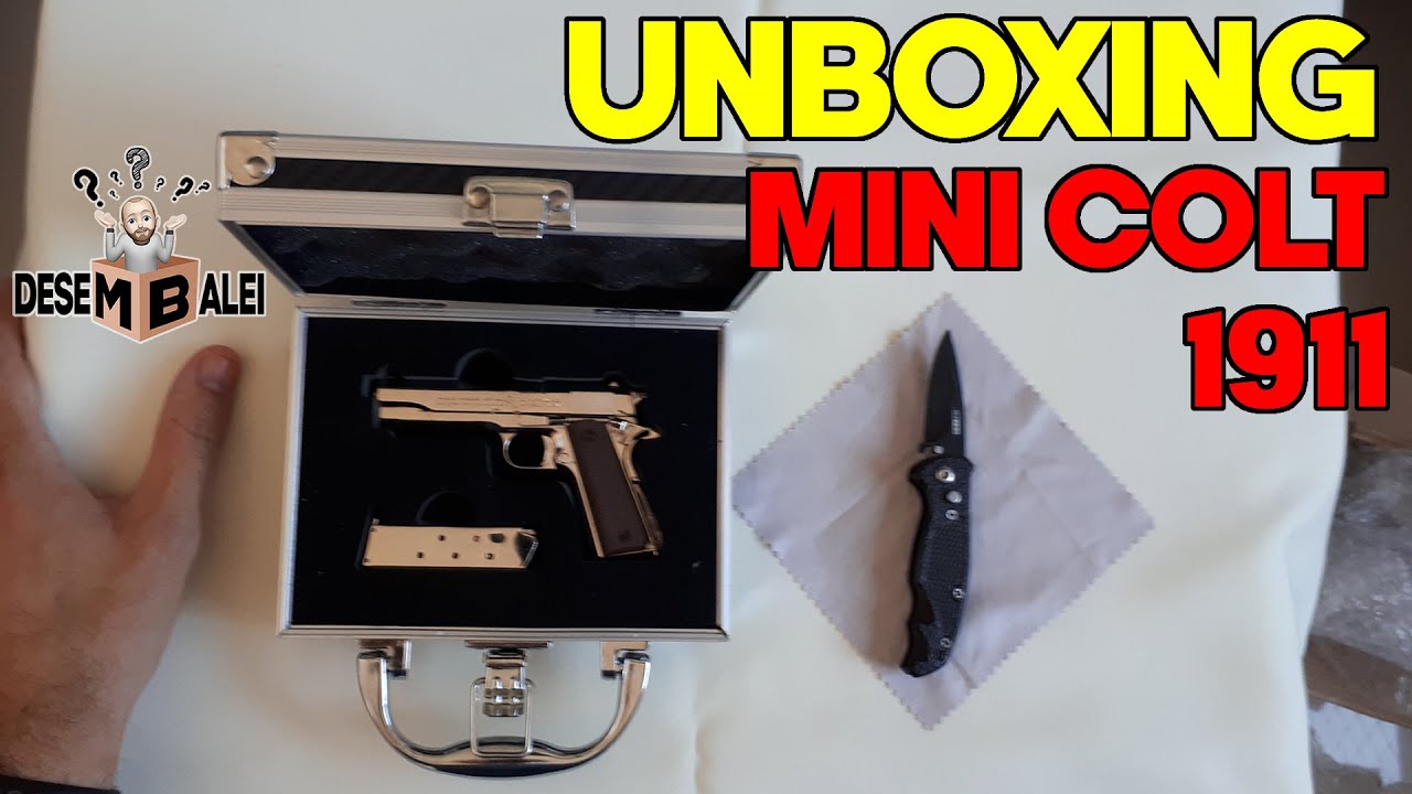 MINI COLT 1911 - RÉPLICA DECORATIVA