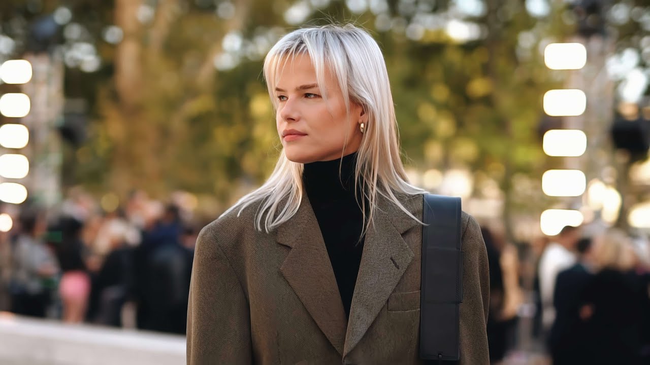 100 years of excellence by Akris, arrivals to the Paris Spring/Summer 2023 show | FashionTV | FTV