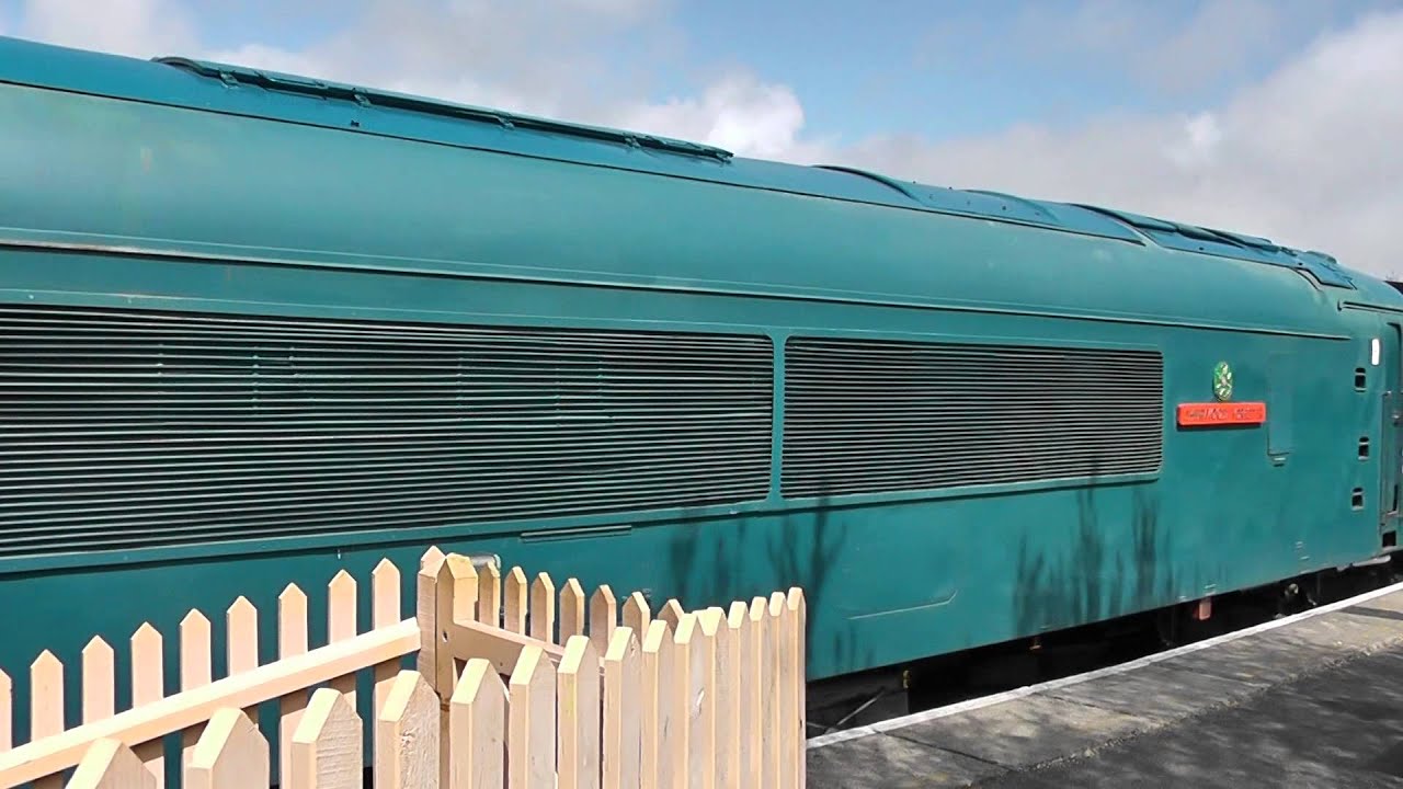 Class 45,45060'Sherwood Forester' in action at the swanage diesel gala 2015(HD)