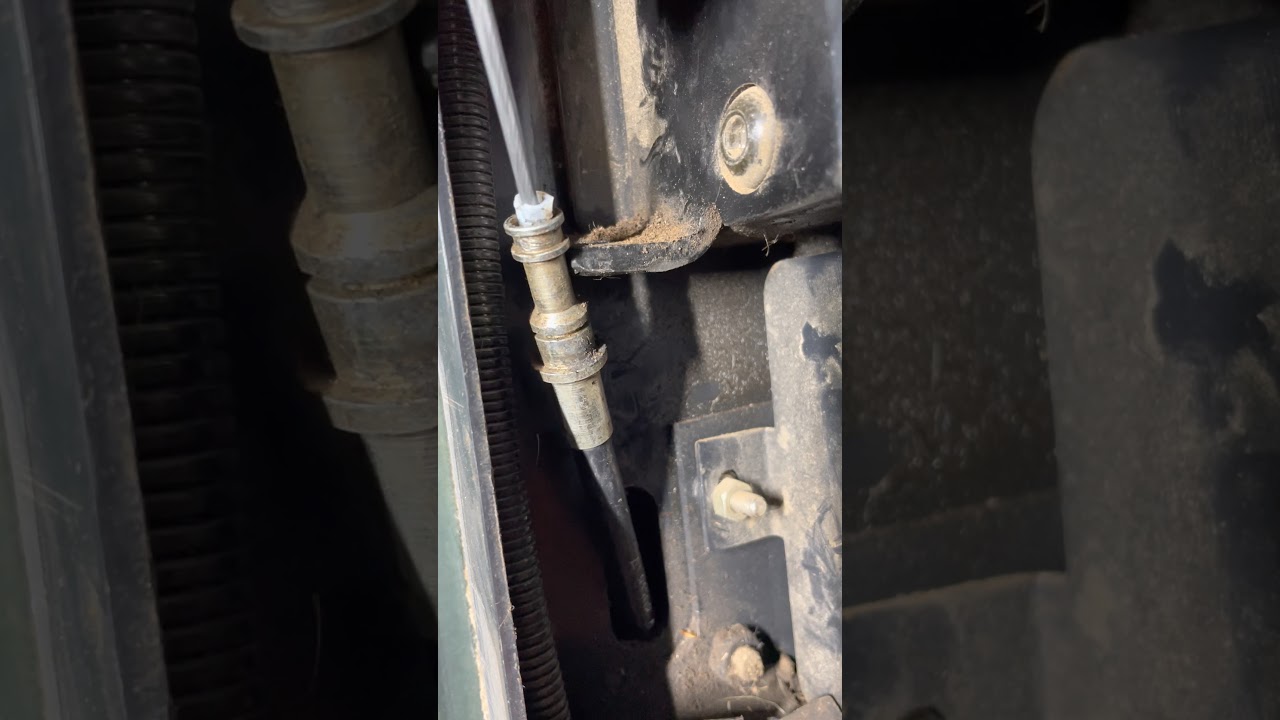 How to remove and replace a clutch cable to John Deere 6400 tractor