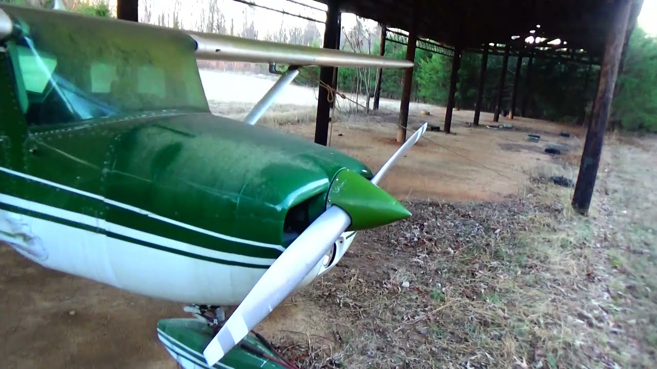 Abandoned Airport with a 1970 Cessna Commuter & Vintage Gilbarco Fuel Pump