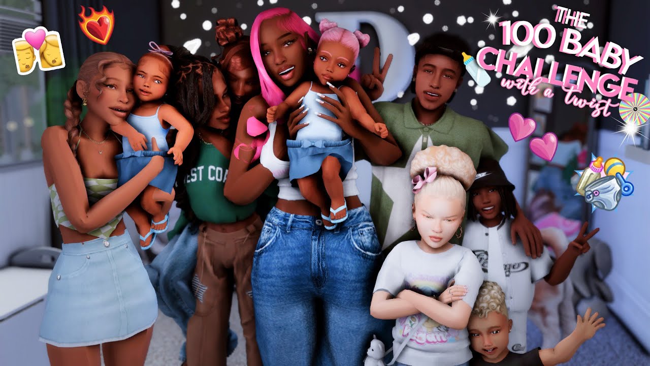 Teens 1st Woohoo😈, New Wheel & Room Makeovers 🎉| The 100 Baby Challenge 👶🏾🍼 (The Sims 4) #25