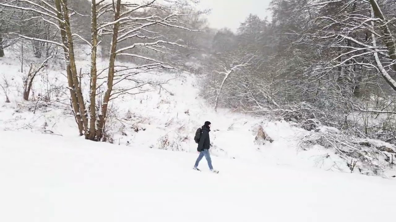 #drone Winter Walk