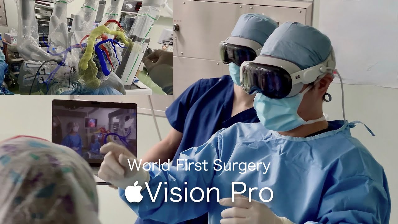 World First  Apple Vision Pro Surgery  世界初ロボット膵癌手術: Holoeyes Spatial Computing Assisted Robotic PD