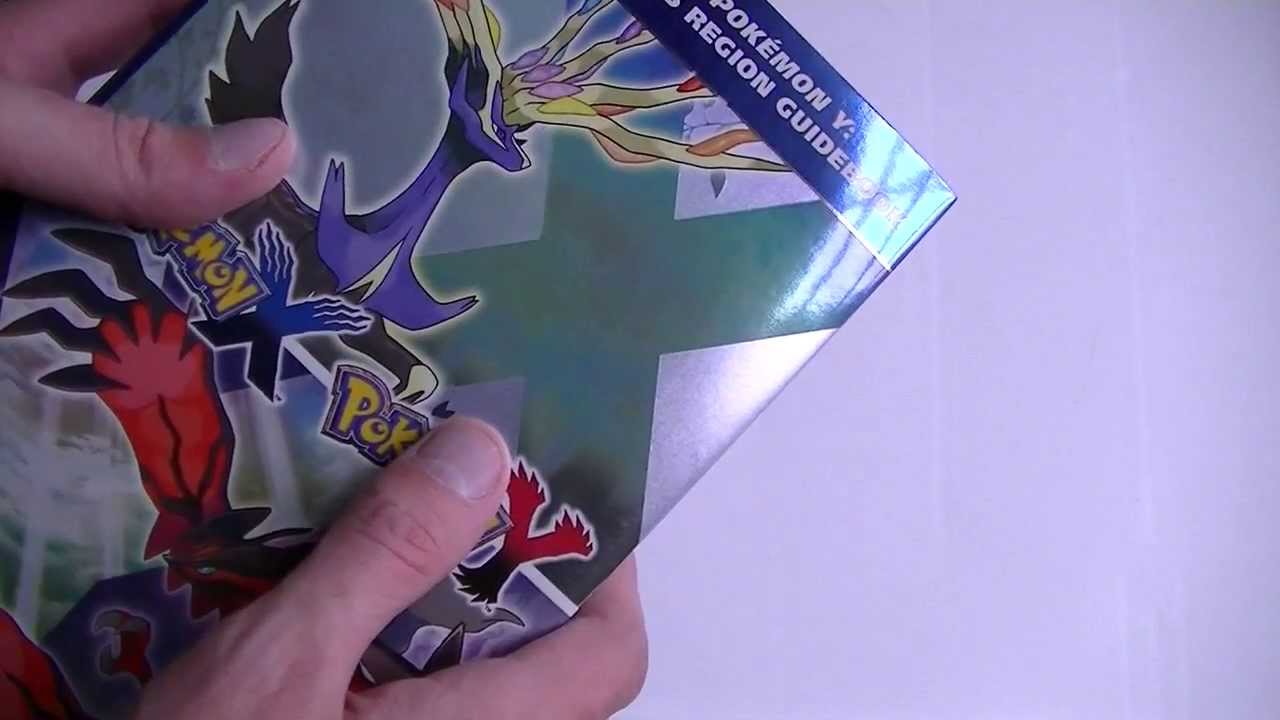 Pokemon X and Y Strategy Guide Unboxing