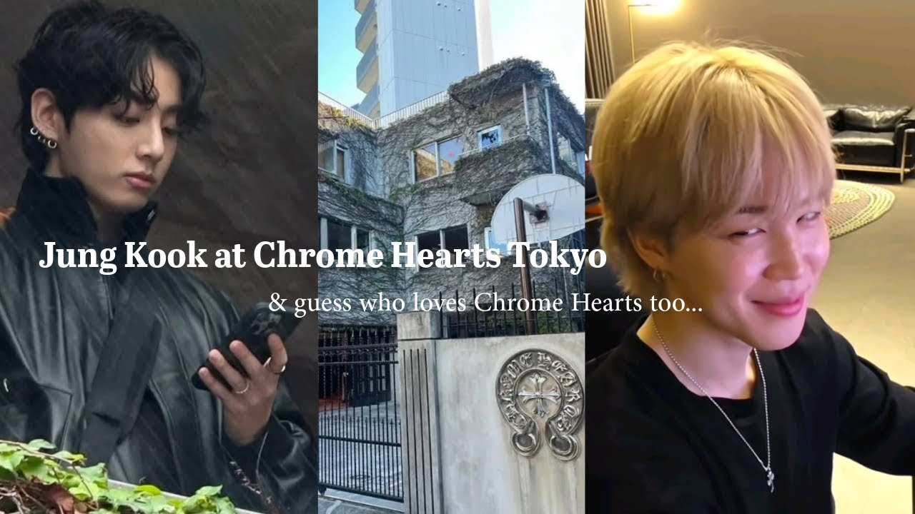 Still Trending: Jungkook&rsquo;s Chrome Hearts Visit in Tokyo 🔥 Full Story #jungkook #chromehearts