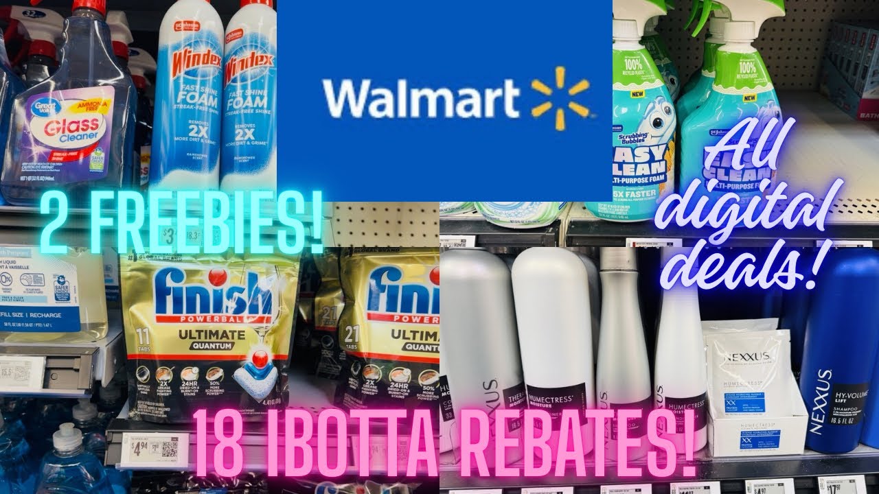 Все покупки в цифровом формате из Walmart! 2 бесплатных подарка! 18 скидок IBOTTA!
