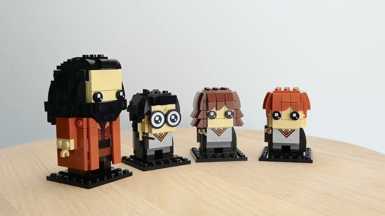 LEGO® BRICKHEADZ™ Harry, Hermione, Ron & Hagrid™ 40495 SPEED BUILD