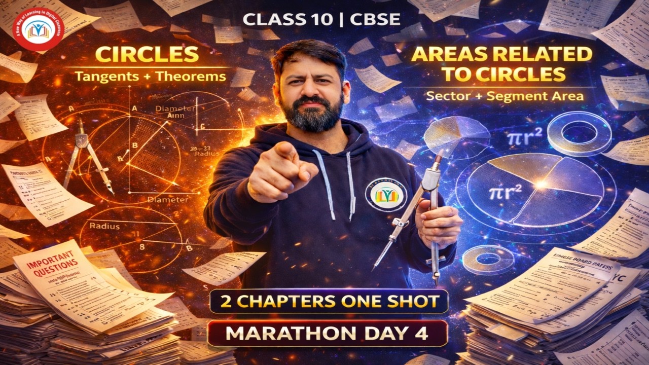 🔥 CLASS 10 MATHS BOARD EXAM 2026 | DAY-4 LIVE 🔥📚 7 DAYS | 14 CHAPTERS COMPLETE MATHS MARATHON