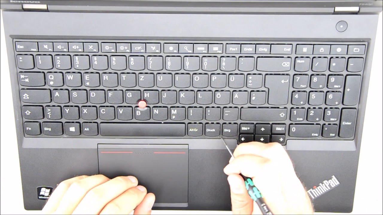 Lenovo ThinkPad T540p Tastaturwechsel / tauschen / keyboard replacement