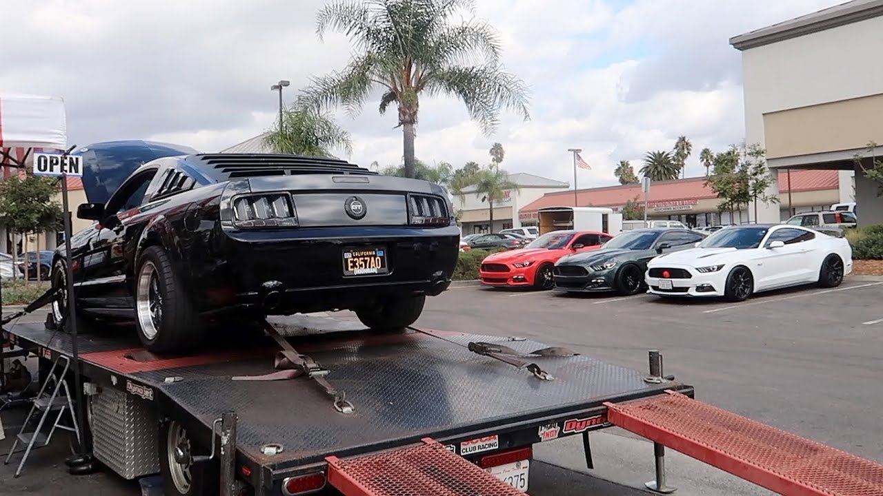 Цифры на диностенде до наддува! Не применимо 4,6 л 3V Mustang GT