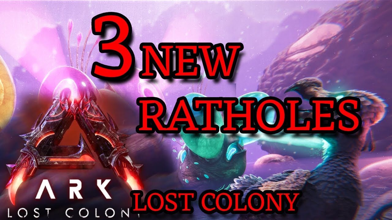 ARK LOST COLONY *NEW TOP 3 RATHOLES AFTER PATCH* Ark Survirval Ascended