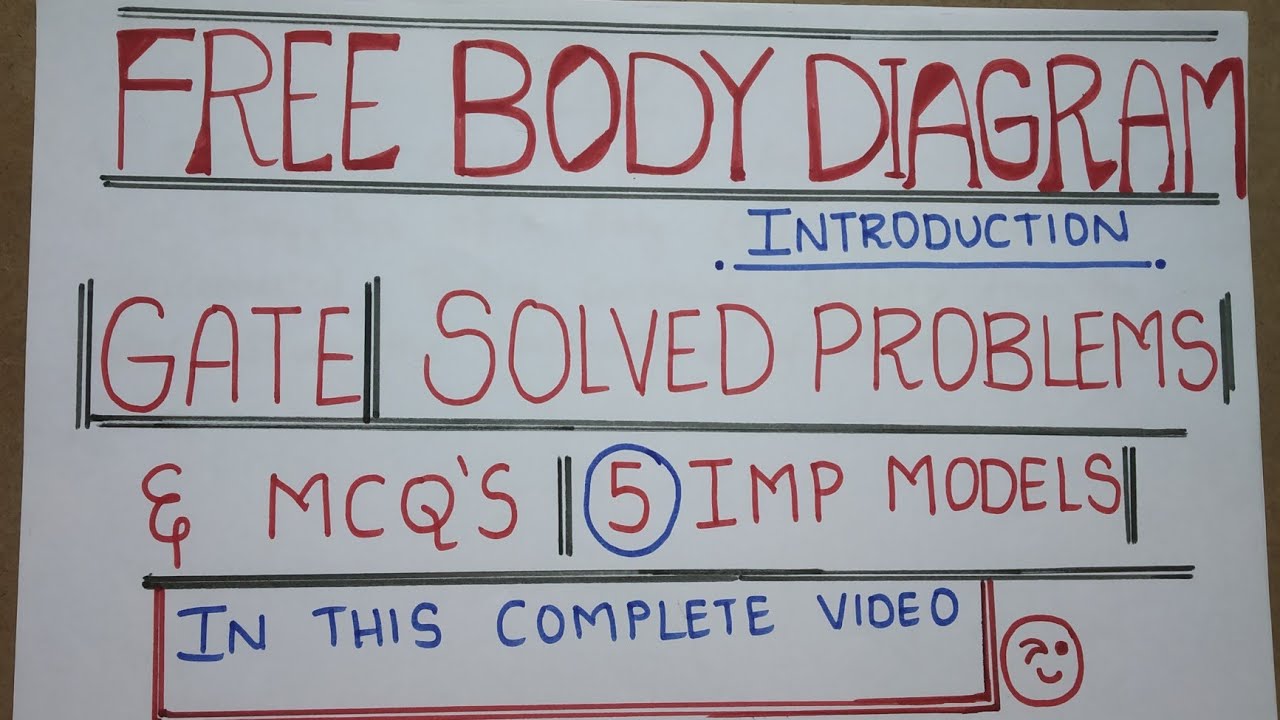 FREE BODY DIAGRAMS/ENGINEERING MECHANICS