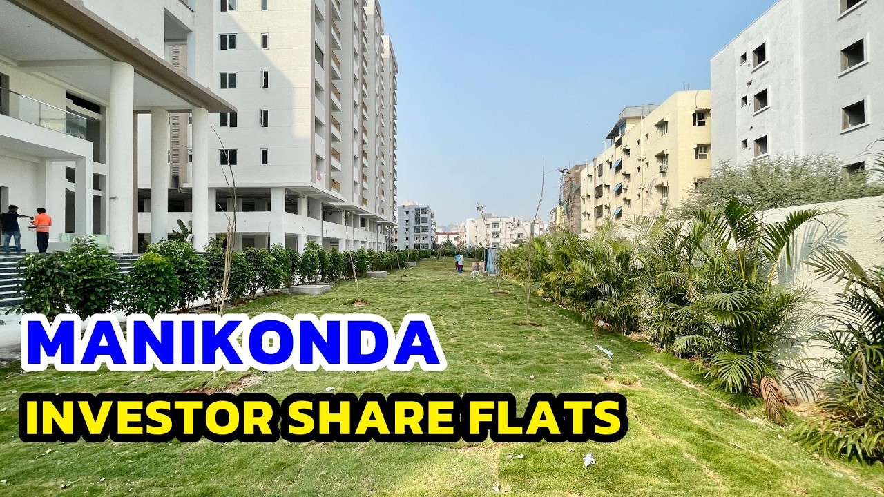📞90327 25846 - Investor share Brand New 2BHK & 3BHK Flats for sale in Manikonda Hyderabad