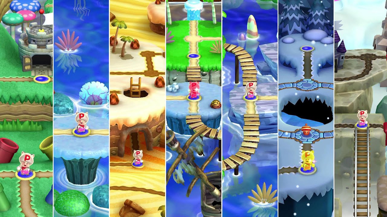 fast hide Pass New Super Mario Bros. U Deluxe 快速過關隱藏路線