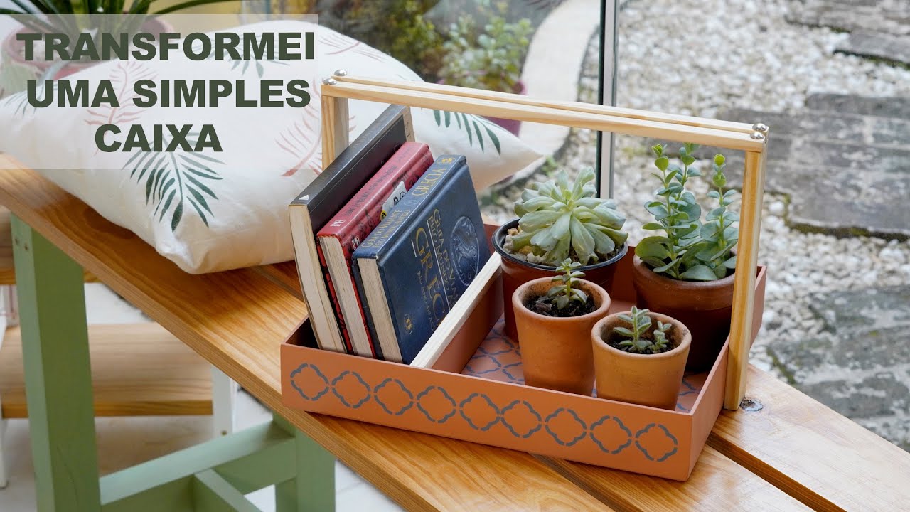 COMO FAZER UMA CESTA DECORATIVA E MULTIFUNCIONAL USANDO UMA SIMPLES CAIXA DE MDF|DIY