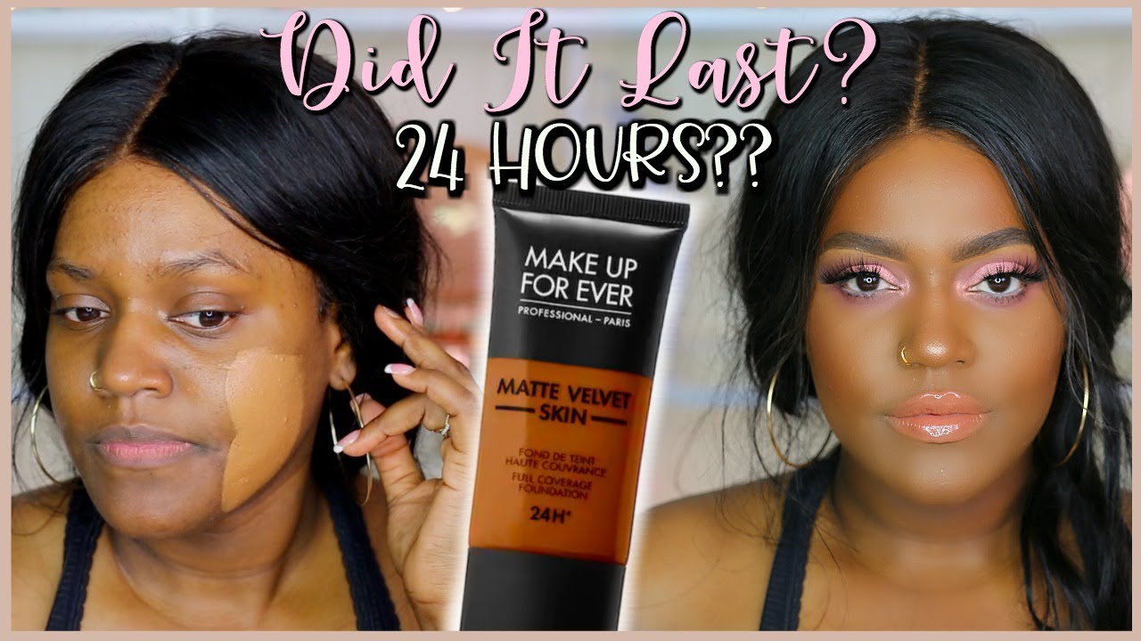 I WORE IT FOR 24 HOURS! MAKEUP FOREVER MATTE VELVET FULL COVERAGE FOUNDATION! First Impressions