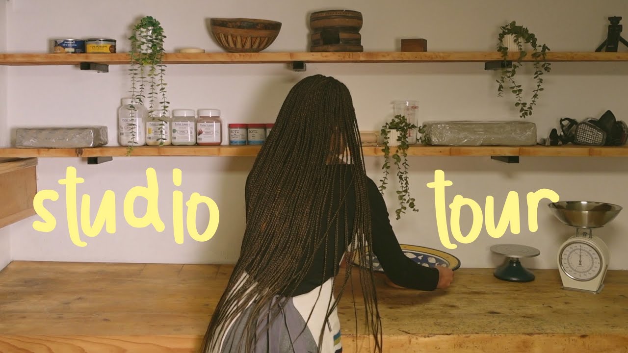 STUDIO TOUR : je vous présente enfin mon atelier de poterie! 🥹