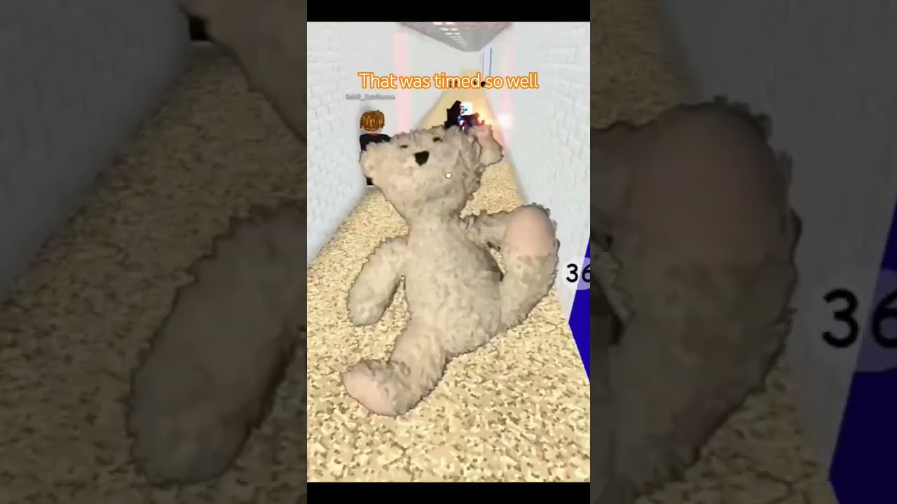 give me the CHEESE #roblox #robloxfunny #baldisbasics #bear
