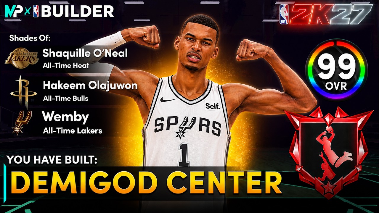 ЛУЧШИЙ УНИВЕРСАЛЬНЫЙ ЦЕНТРОВОЙ В NBA 2K27! ЛУЧШИЙ ЦЕНТРОВОЙ В 2K27! (ПОЛУБОГ)
