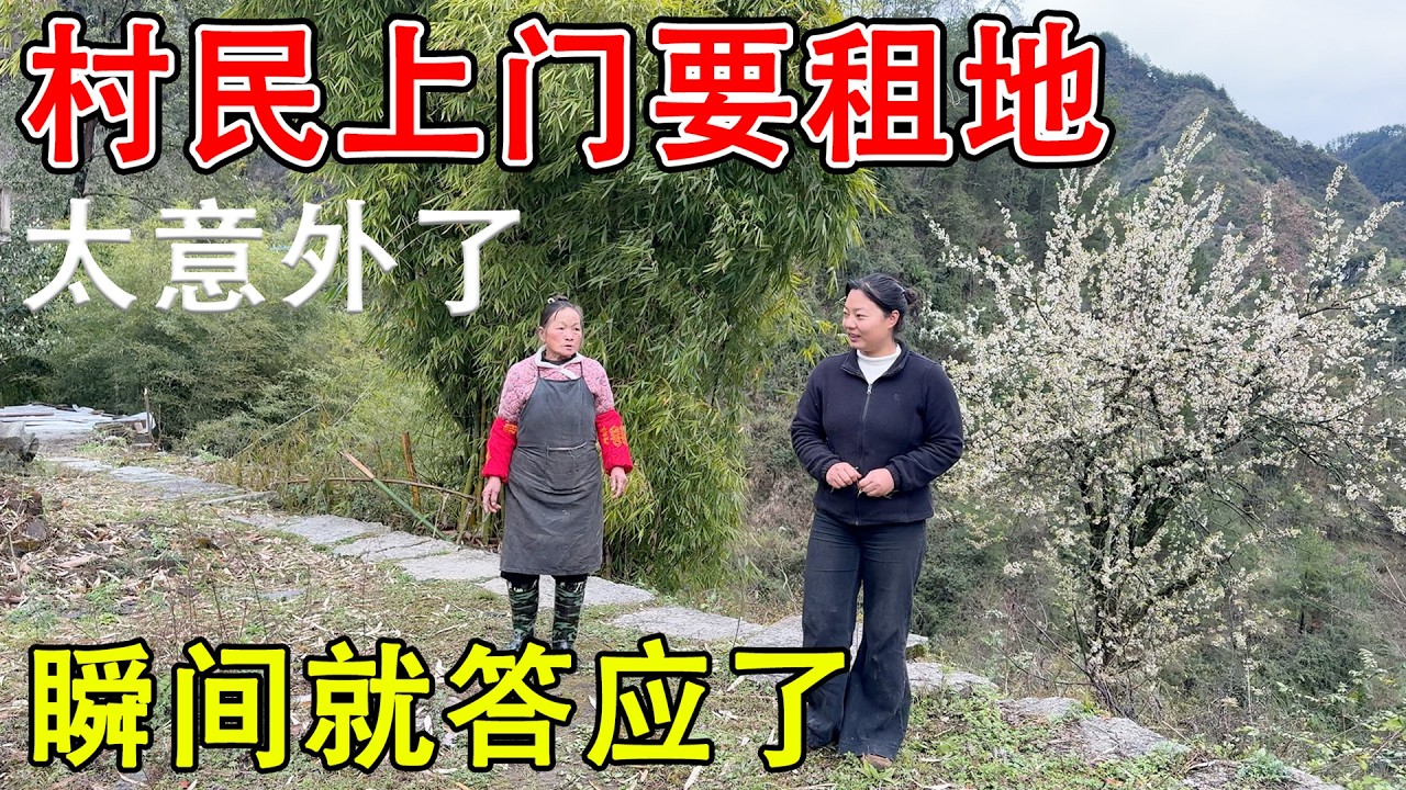 村民突然上门推销自己的地，问我们租不租！仅仅几分钟就付款了，想租几年就租几年