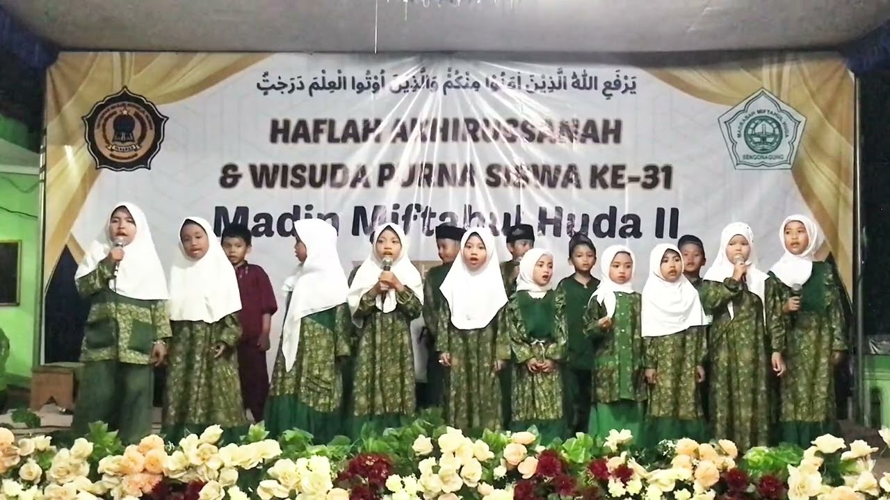Tampilan Asmaul Husna Kelas 1 - Haflah Akhirussanah Angakatan 31