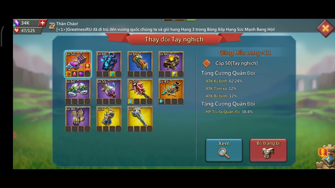 Trap mini - build acc và một số lưu ý khi deff rally @LordsMobileVN