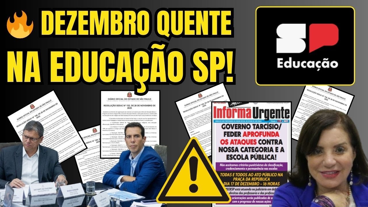 🚨 ATUALIZANDO SOBRE A EDUCA&Ccedil;&Atilde;O DE SP! 🗓️ RESOLU&Ccedil;&Otilde;ES/CRONOGRAMA/PEI 2026, VEJA J&Aacute;!