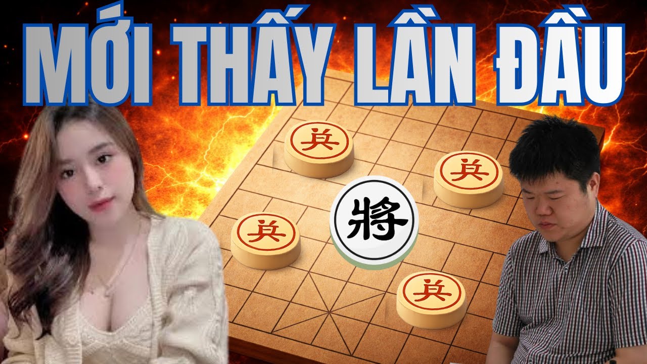CỜ TƯỚNG | MỚI THẤY LẦN ĐẦU 4 TỐT VÂY BẮT 2 CON XE CỦA EM GÁI TRẺ HÀ NỘI